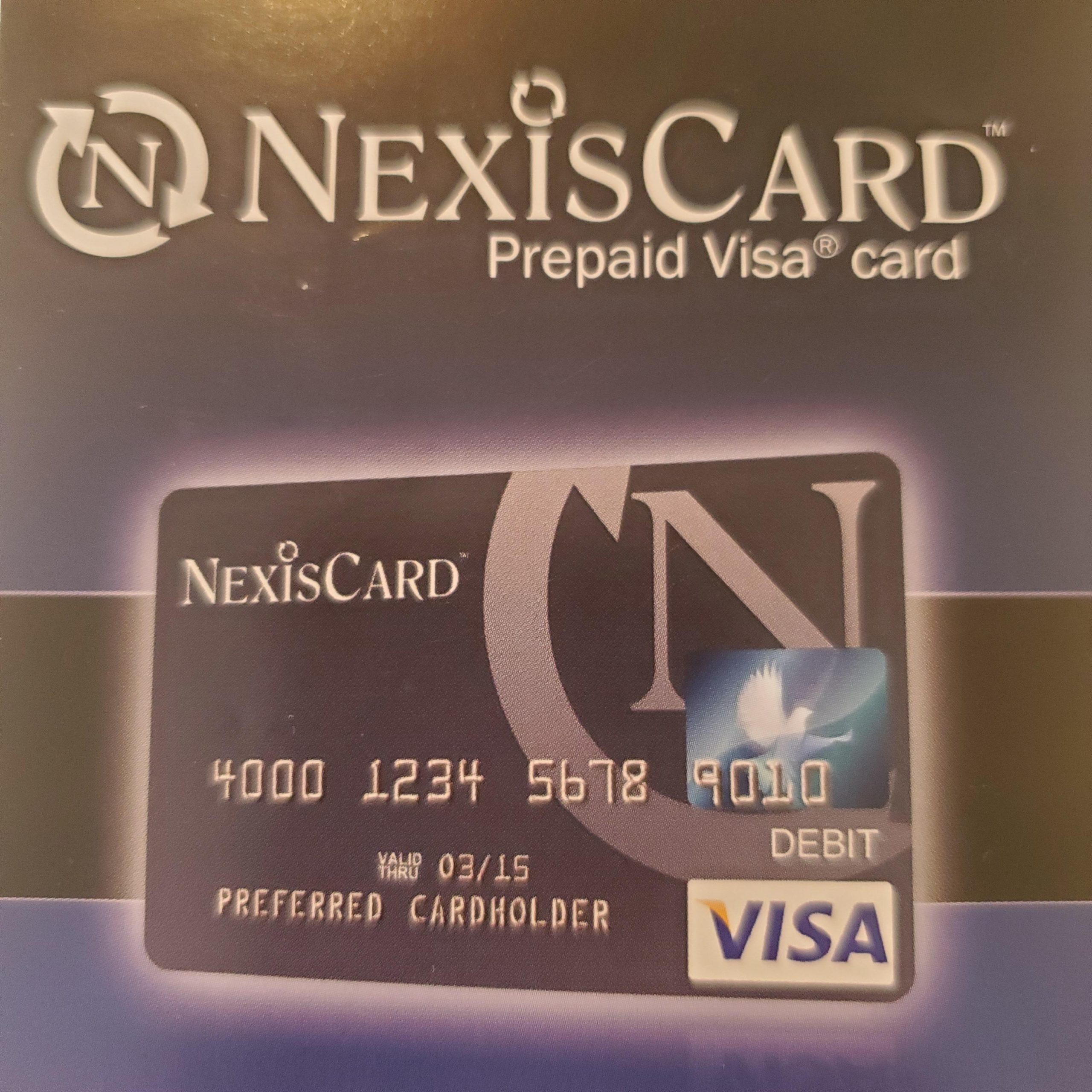 Nexis Prepaid Credit Card